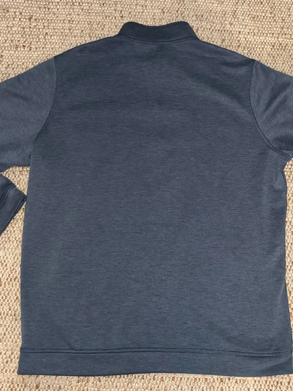 EUC Adidas Men's Quarter Zip Pullover Large Athletic Golf Training Sweatshirt
